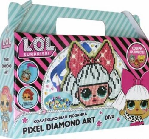 Мини-мозаика на магните LOL Diva
