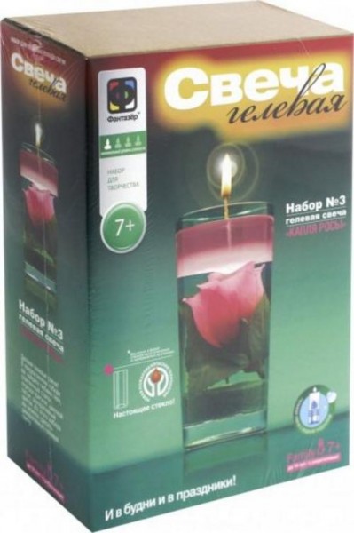 Свеча гелевая "Капля росы" (294003)