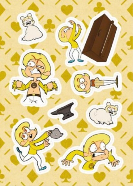 Федор Нечитайло: Лист Стикеров 13 Карт. Феликс. Земля Королей