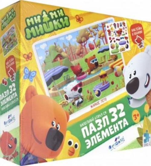 МиМиМишки. Напольный пазл-32 "Жаркое лето" (04363)