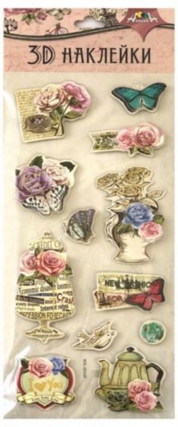 Наклейки 3D (11х29 см) (С3483-03)