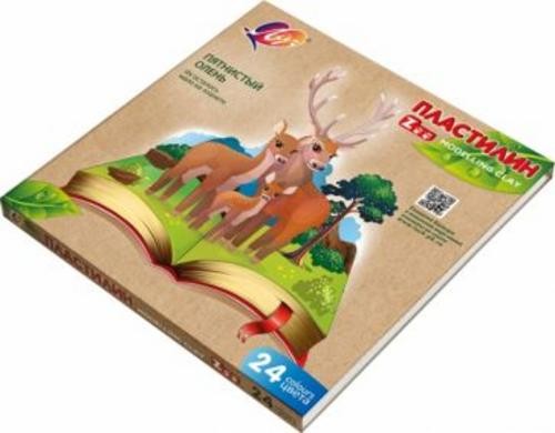 Пластилин Zoo, 24 цвета