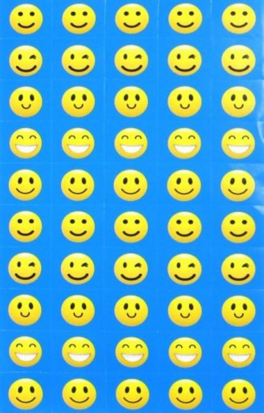 Наклейки для поощрения "Смайлики" (НМ-8104)