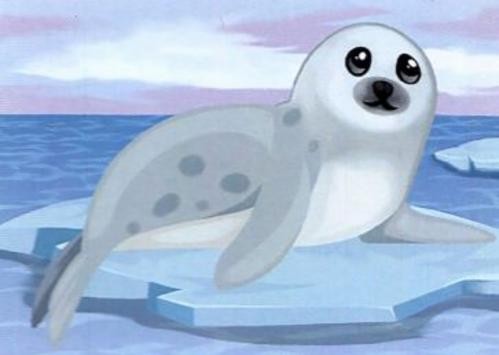 Алмазная мозаика. Нерпенок