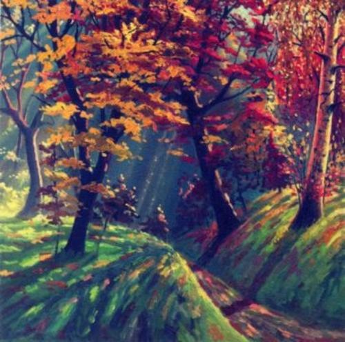 Алмазная мозаика Ранняя осень