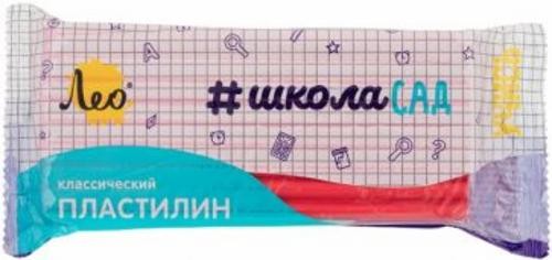 Пластилин классический Учись, красный, 240 гр