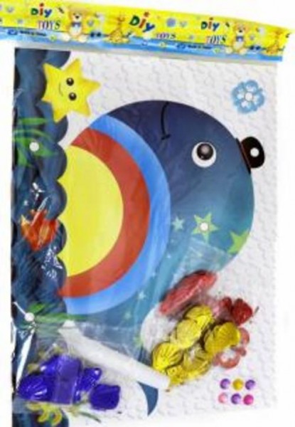 Мозаика из пайеток "Веселый кит" (А4) (НД-1624)