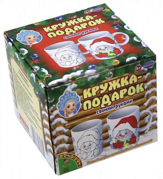 Набор Кружка-подарок СНЕГОВИК, (ВВ3223)