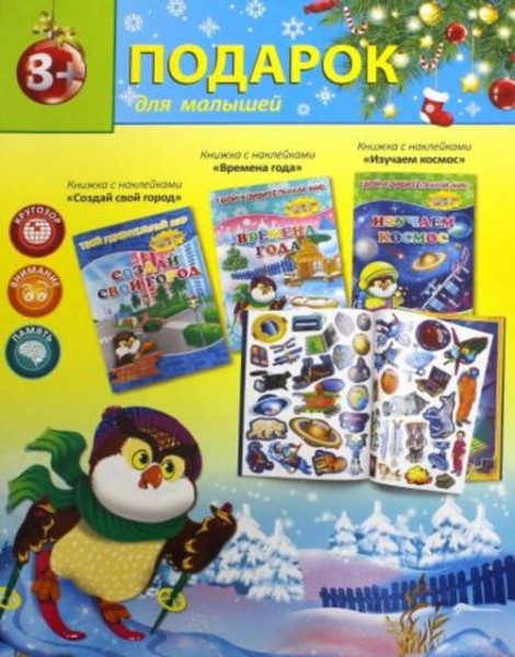 Новогодний подарок №6 "Создай свой город. Времена года. Изучаем космос"