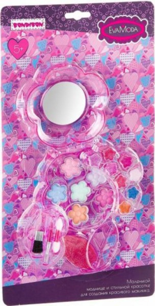 Набор детской декоративной косметики Косметичка-цветок