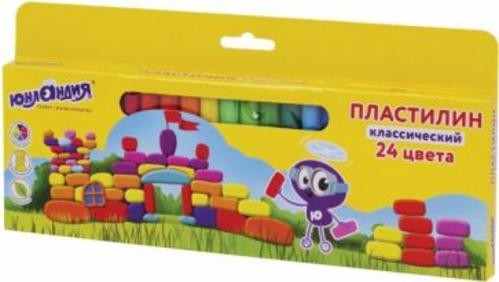 Пластилин 24 цвета, "ЮНЛАНДИК-АРХИТЕКТОР" (105031)