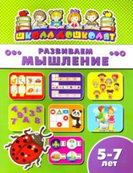Книжка РАЗВИВАЕМ МЫШЛЕНИЕ. 5-7 лет (45017)