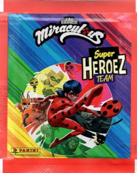 Наклейки Леди Баг, в пакетике 5 наклеек