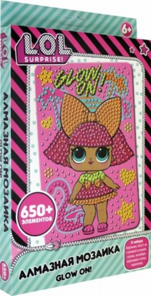 Алмазная мозаика. LOL. Glow on