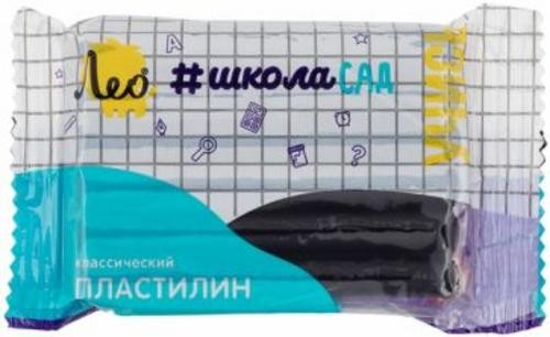 Пластилин классический Учись, черный, 50 гр