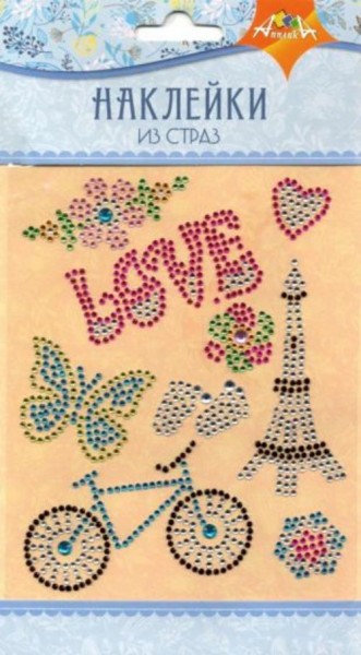 Наклейки из страз "Путешествие" (С3284-08)