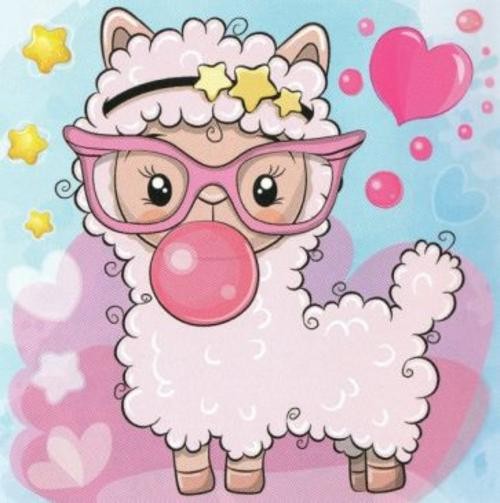 Алмазные узоры Bubble gum