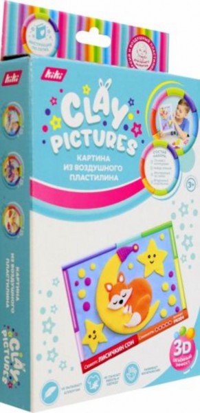 Картина из пластилина Лисичкин сон