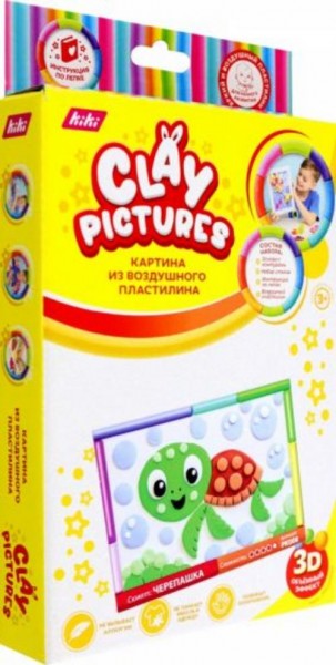 Картина из пластилина Черепашка