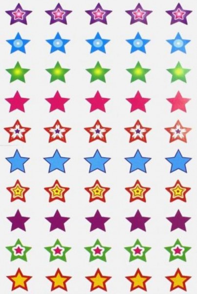 Наклейки для поощрения "Звёзды" (НМ-8248)