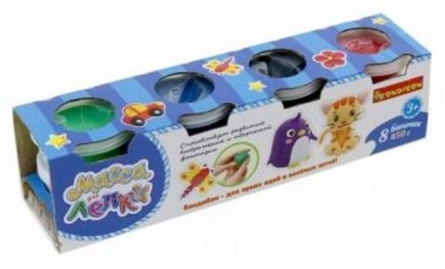 Масса для лепки Bondibon (8 баночек, 450 г) (ВВ3305)