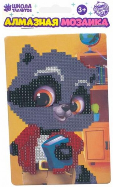 Алмазная мозаика для детей Енотик