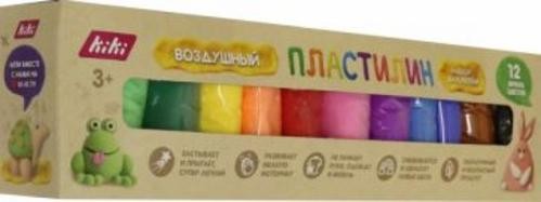 Пластилин 12 цветов в коробке (PL007)