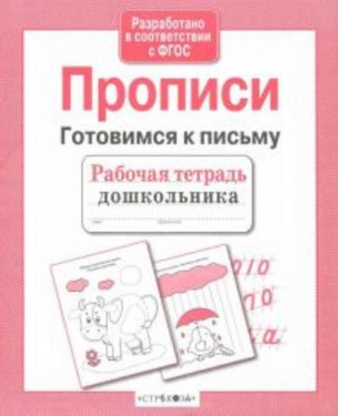Рабочая тетрадь дошкольника. Прописи. Готовимся к письму. ФГОС