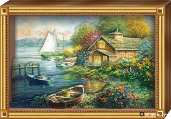 АБ 21-143 Набор для изгот. картины "Тихое озеро"