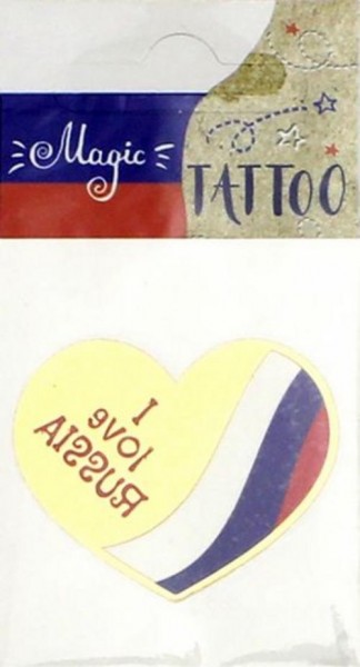 Татуировка временная Сердце 3 малая (76903)