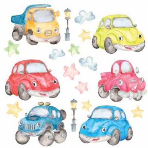 Декоративные наклейки Машинки