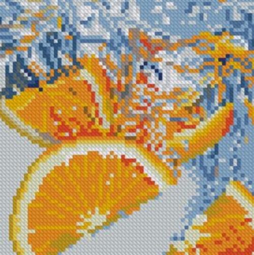 Алмазная мозаика Сочные апельсины