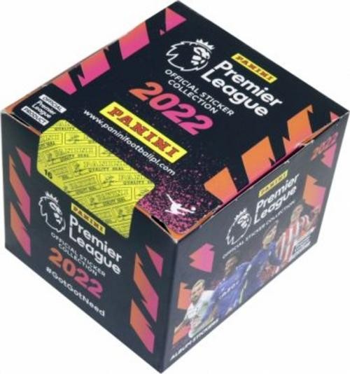 Бокс с наклейками Английская Премьер-лига. Сезон 2021-22, 50 пакетиков