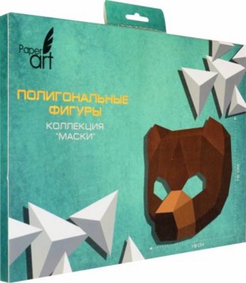 Фигура полигональная. Маска медведя (ИПМ07)