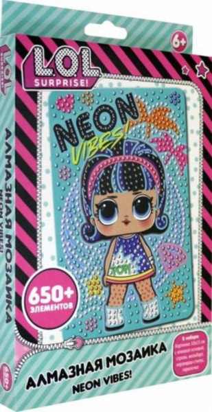 Алмазная мозаика. LOL. Neon Vibes