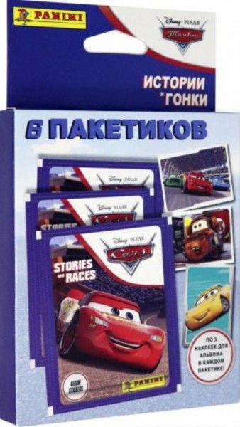 Блистер с наклейками "ТАЧКИ", 6 пакетиков по 5 наклеек (8018190017175)