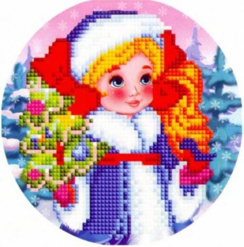 Алмазная мозаика Маленькая девочка и друзья