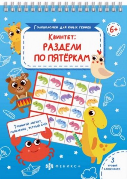 Головоломки. Квинтет: раздели по пятеркам (56900001)